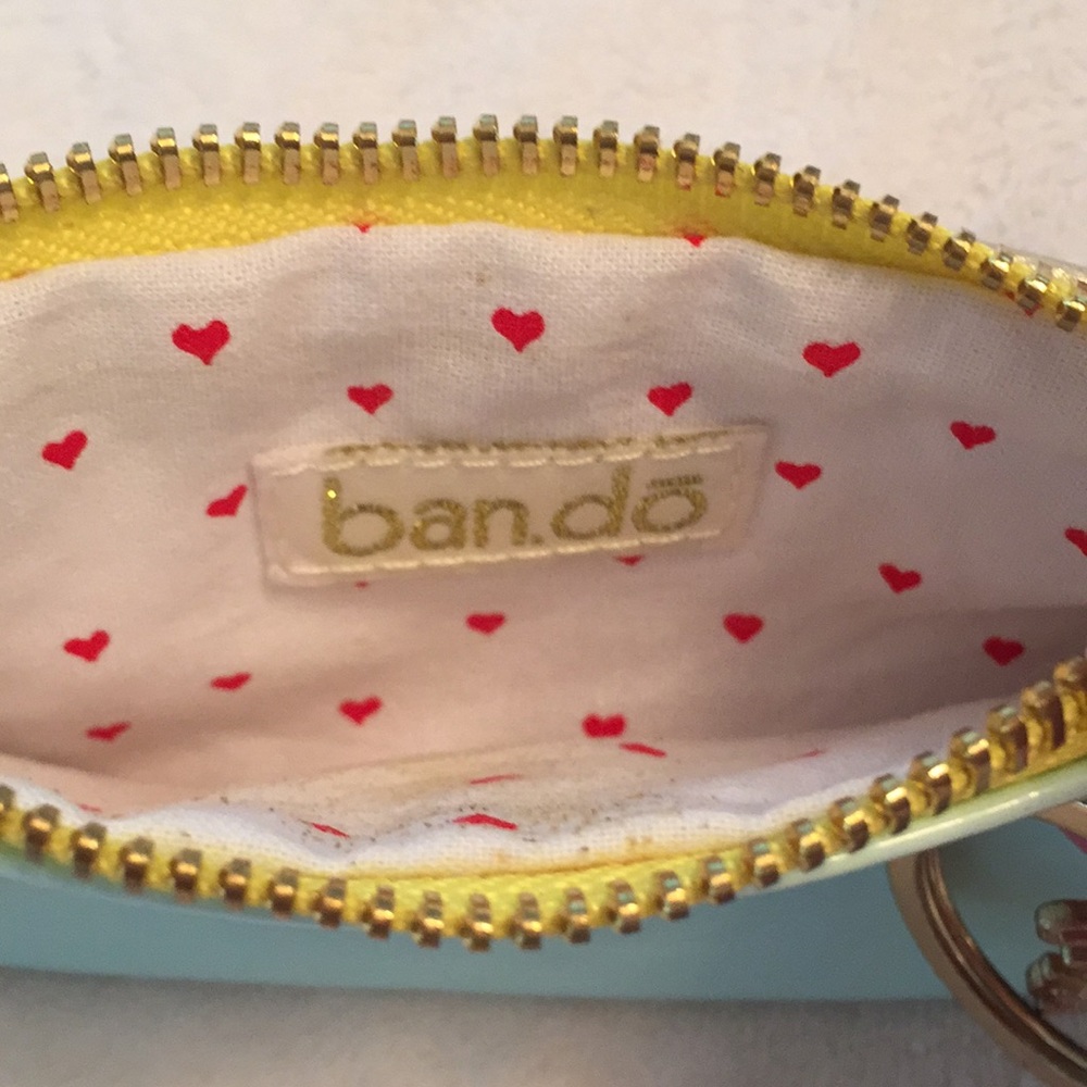 Ban.do zippered coin purse and key chain - Picture 3 of 5